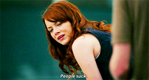 Emma Stone GIF. Huilen Gifs Filmsterren Emma stone 