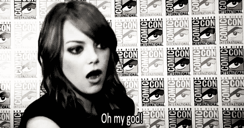 Emma Stone GIF. Gifs Filmsterren Emma stone Revlon 