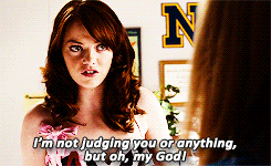 Emma Stone GIF. Flirten Gifs Filmsterren Emma stone Bruinen 
