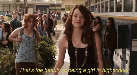 Emma Stone GIF. Easy a Gifs Filmsterren Emma stone 