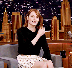 Emma Stone GIF. Gifs Filmsterren Andrew garfield Chris pratt Emma stone Mila kunis Subsidie â€‹â€‹gustin 
