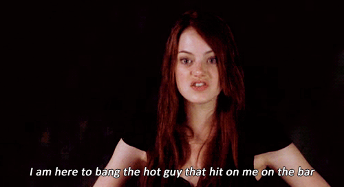 Emma Stone GIF. Gifs Filmsterren Emma stone Mila kunis Verhouding Verhalen 