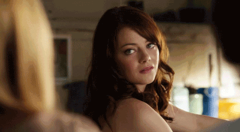 Emma Stone GIF. Gifs Filmsterren Emma stone Mestones 