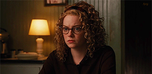 Emma Stone GIF. Gifs Filmsterren Emma stone Hunter parrish 
