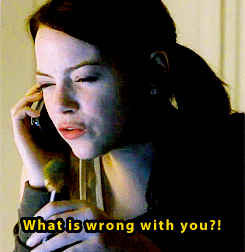 Emma Stone GIF. Boos Gifs Filmsterren Emma stone Gefrustreerd Niet onder de indruk 