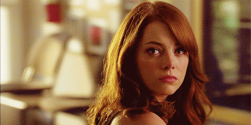 Emma Stone GIF. Easy a Gifs Filmsterren Emma stone Tekst 