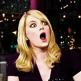 Emma Stone GIF. Gifs Filmsterren Emma stone Reactie 