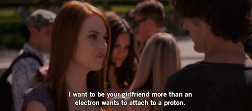 Emma Stone GIF. Gifs Filmsterren Emma stone Flirt 