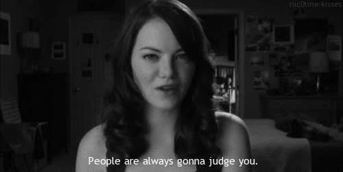 Emma Stone GIF. Easy a Gifs Filmsterren Emma stone Tekst 
