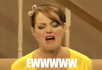 Emma Stone GIF. Gifs Filmsterren Emma stone Bruto Walging Eww 