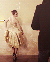 Emma Watson GIF. Emma watson Gifs Filmsterren Zwart en wit 