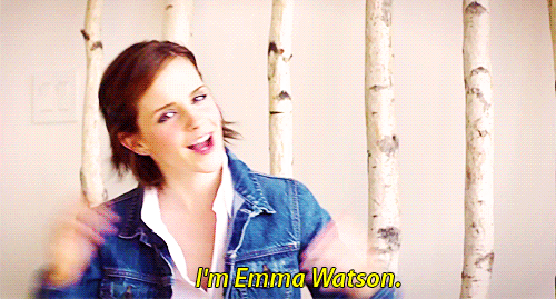 Emma Watson GIF. Emma watson Gifs Filmsterren Vertrekken 