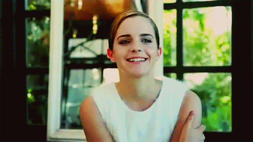 Emma Watson GIF. Emma watson Gifs Filmsterren Reactie 