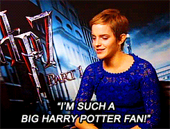 Emma Watson GIF. Emma watson Gifs Filmsterren Hermelien griffel 