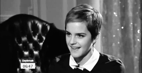 Emma Watson GIF. Emma watson Gifs Filmsterren Zo schattig 