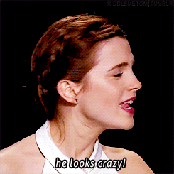 Emma Watson GIF. Beroemdheden Emma watson Gifs Filmsterren Niet vertrouw hem 