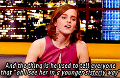 Emma Watson GIF. Emma watson Gifs Filmsterren Lachend 