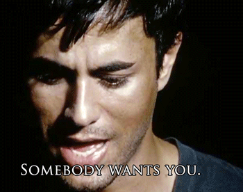 Artiesten Gifs Enrique iglesias iemand is me iemand je wil 
