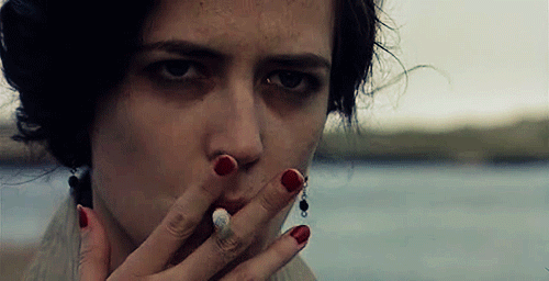 Roken Gifs Filmsterren Eva green geanimeerde 