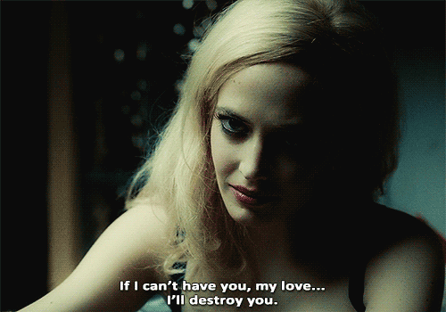 Film Gifs Filmsterren Eva green citaat blond teef wraak dark shadows geen liefde 