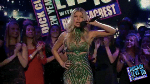 Artiesten Fergie Gifs nieuwe jaar rockin vooravond nyre 2015 nyre 