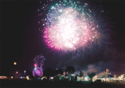 Vuurwerk GIF. Bioscoop Vuurwerk Gifs Schelp 