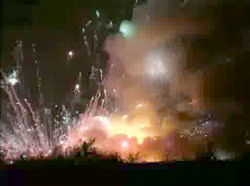Vuurwerk Gifs baai schelp 