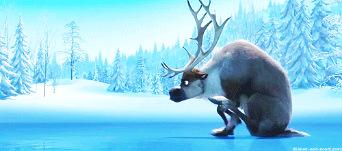 Frozen Gifs Filmsterren Conan obrien geschokt vast te zitten 