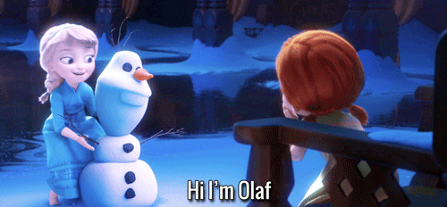 Disney olaf Frozen sneeuwpop Gifs 