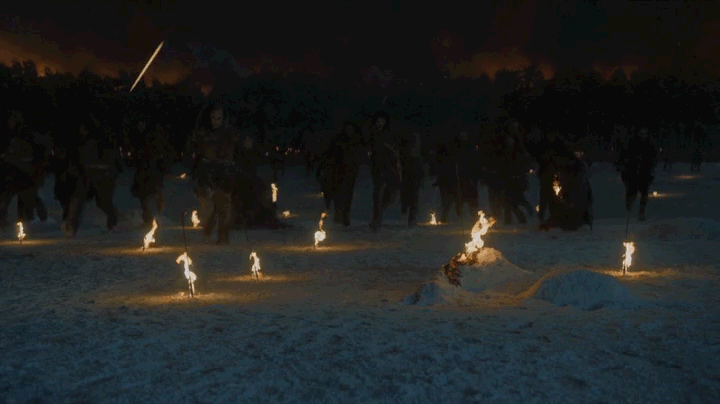 Games Game of thrones Tv Gifs boog kit harington Rose Leslie pijl Ygritte dreigend 