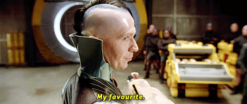 Gary Oldman GIF. Gifs Filmsterren Gary oldman Reactie Wenk Vijfde element Mijn favoriet 