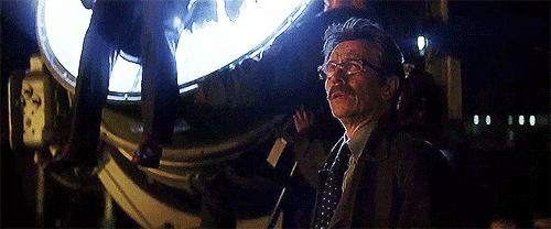 Gary Oldman GIF. Gifs Filmsterren Gary oldman Batman begins Mijn 2 