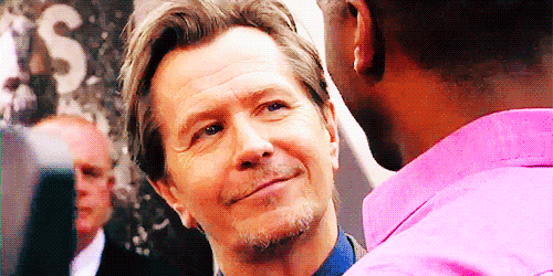 Gary Oldman GIF. Gifs Filmsterren Gary oldman Tdkr premi&egrave;re 