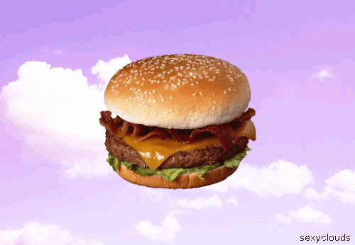 Eten en drinken Pastel Gifs Hamburger 