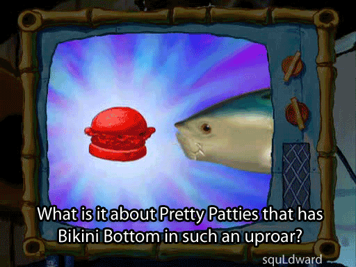 Eten en drinken Gifs Hamburger SpongeBob SquarePants mooie pasteitjes 