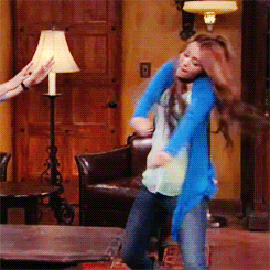 Miley Cyrus GIF. Artiesten Hannah montana Miley cyrus Gifs Home video 