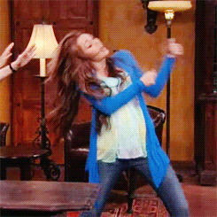 Miley Cyrus GIF. Artiesten Hannah montana Miley cyrus Tv Gifs Miley stewart 