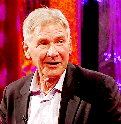 Harrison Ford GIF. Verward Star wars Gifs Filmsterren Harrison ford 