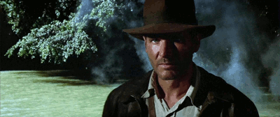 Indiana Jones GIF. Films en series Indiana jones Gifs Filmsterren Harrison ford De overvallers van de verloren ark 
