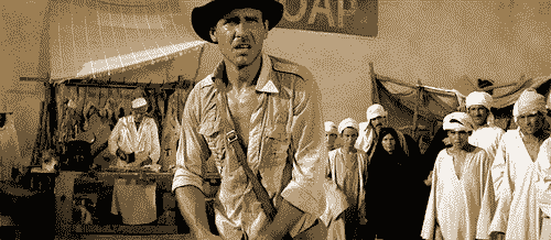 Indiana Jones GIF. Films en series Indiana jones Gifs Filmsterren Harrison ford Temple of doom 
