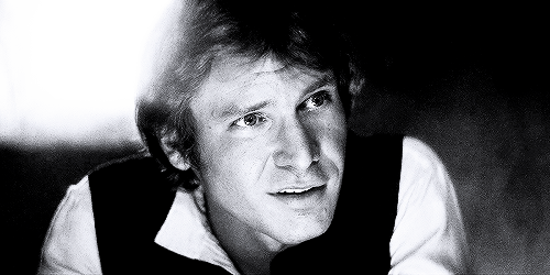 Harrison Ford GIF. Star wars Gifs Filmsterren Harrison ford Han solo 