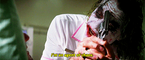 Heath Ledger GIF. Gifs Filmsterren Heath ledger Joker Geek 