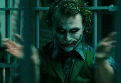 Heath Ledger GIF. Batman Film Gifs Filmsterren Heath ledger The dark knight De joker 