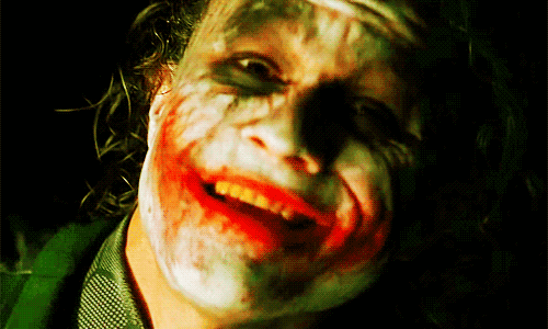 Heath Ledger GIF. Batman Gifs Filmsterren Heath ledger 
