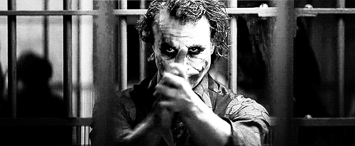 Heath Ledger GIF. Gifs Filmsterren Heath ledger Joker 