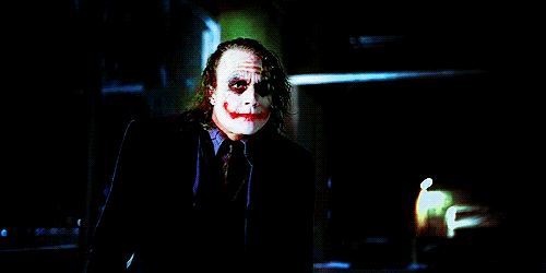 Heath Ledger GIF. Gifs Filmsterren Heath ledger The dark knight De joker 