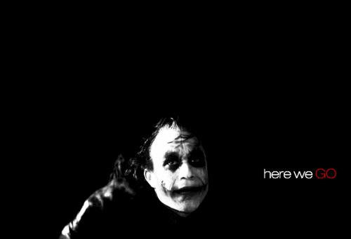 Heath Ledger GIF. Gifs Filmsterren Heath ledger Joker Q en een 
