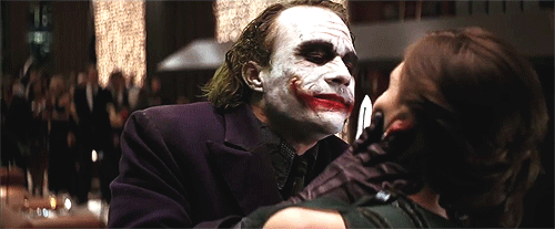 Batman Rachel Gifs Filmsterren Heath ledger the dark knight de Joker 