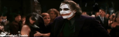 Heath Ledger GIF. Gifs Filmsterren Heath ledger Dark knight De joker 
