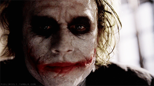 Heath Ledger GIF. Gifs Filmsterren Heath ledger Explosie Joker 